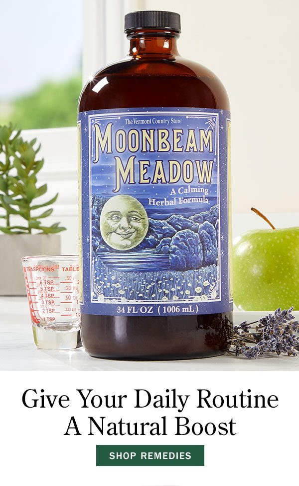 Give Your Daily Routine a Natural Boost. Shop Remedies. Moonbeam Meadow Natural Sleep Aid, 34 oz. Bottle
