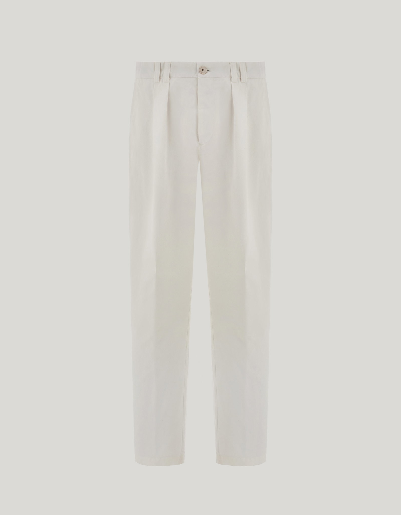 Men's luxury white cotton trousers_D91606-PT01666-005