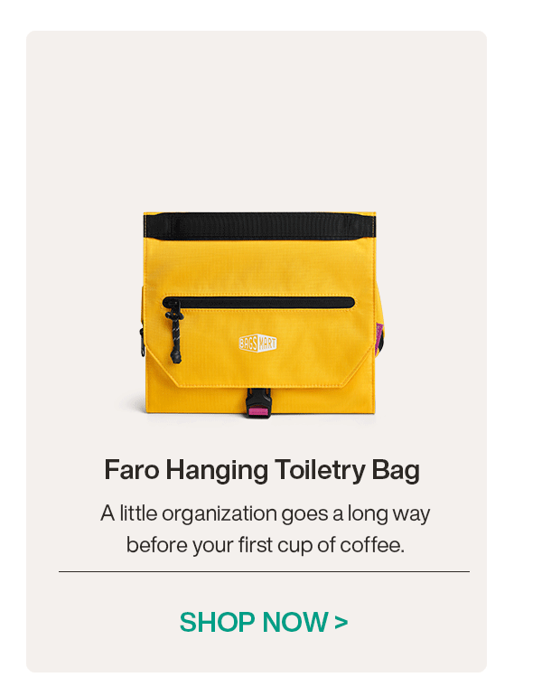 FARO Hanging Toiletry Bag