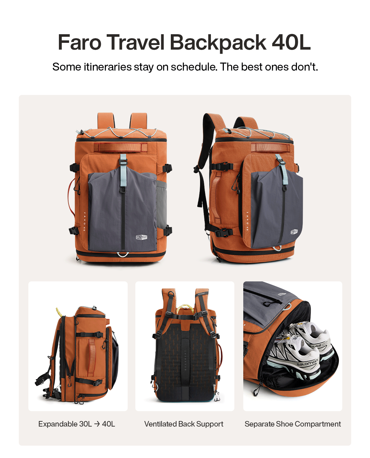 FARO Travel Backpack 40L