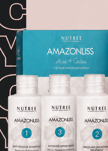 Amazonliss Açaí + Cacau Mini 3-Step Kit