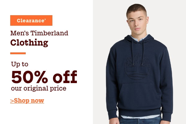 Clearance‡ Men's Timberland Clothing Up to 50% off our original price