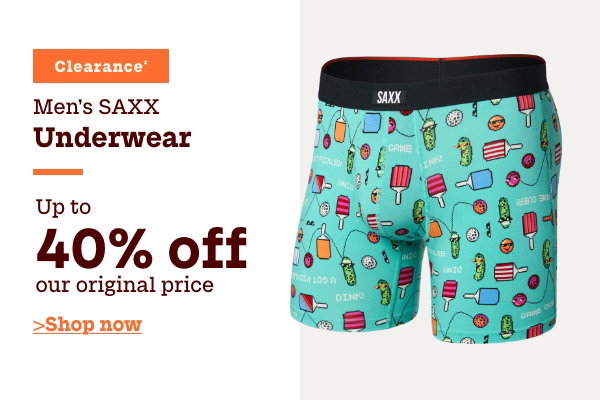 Clearance‡ Men's SAXX Underwear Up to 40% off our original price