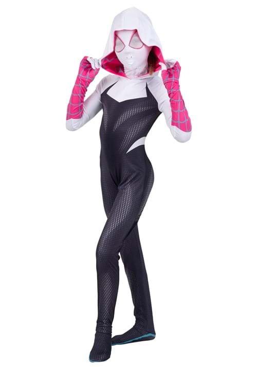 Spider-Gwen Zentai Suit Costume for Girls