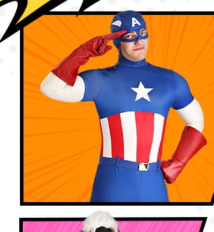 Premium Marvel Captain America Costume for Men