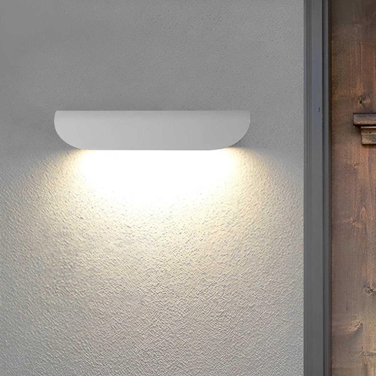 Image of Waterproof Minimalist Arc-shaped LED Outdoor Wall Light