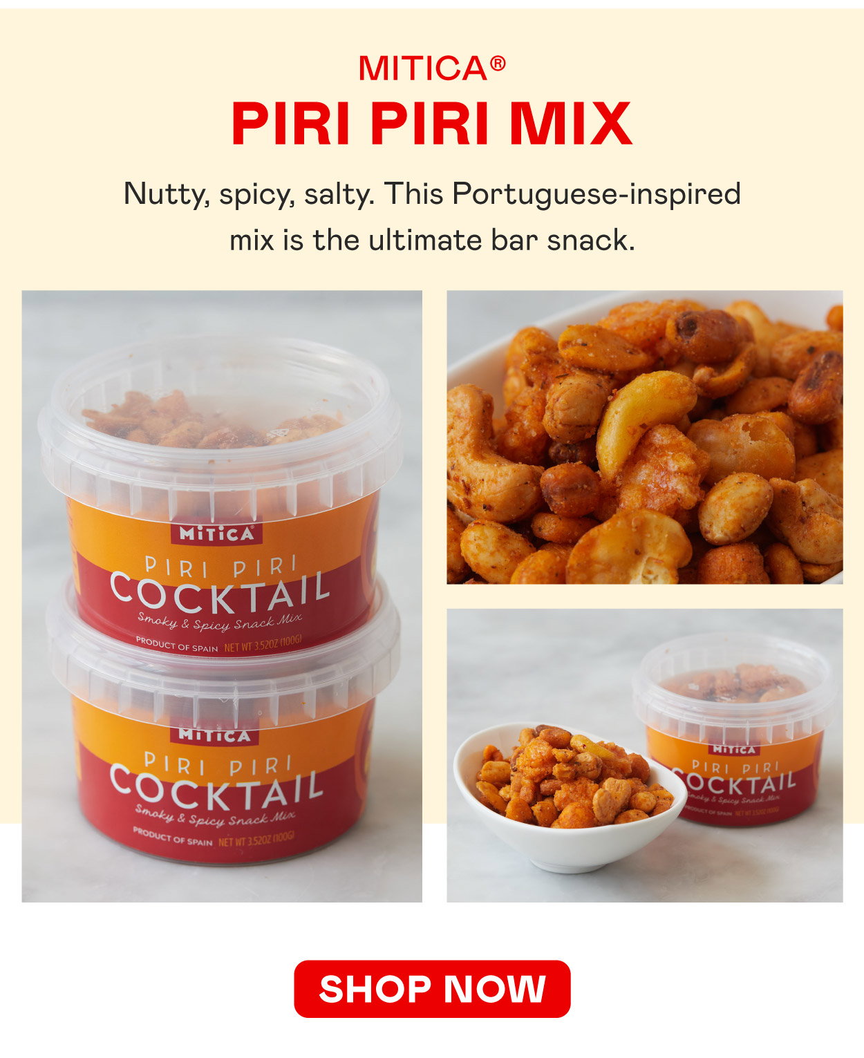 Mitica Piri Piri Mix Minitub ​