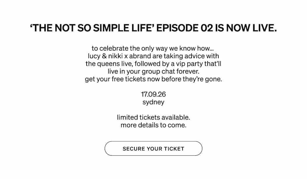 GRAB YOUR TICKET