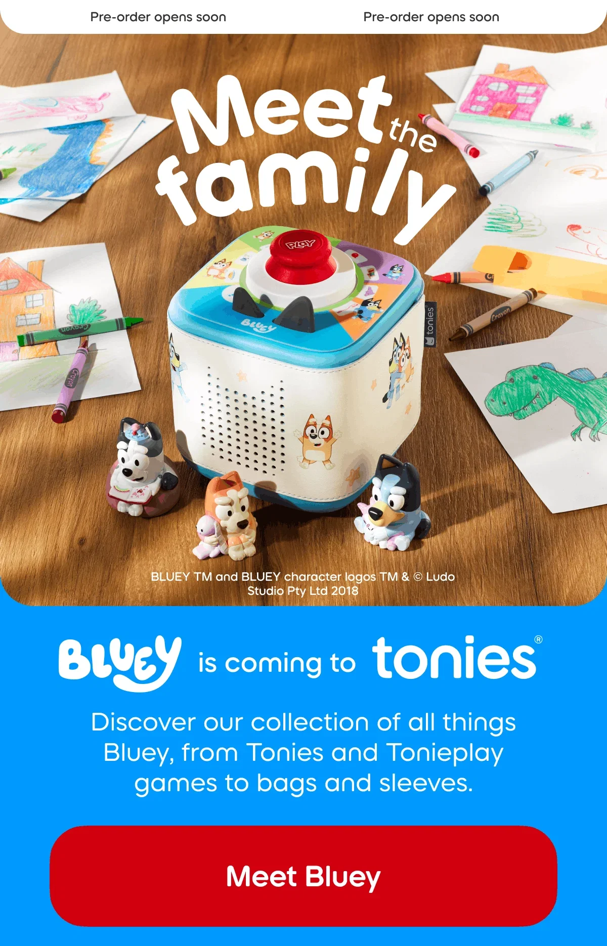 Bluey is coming to tonies