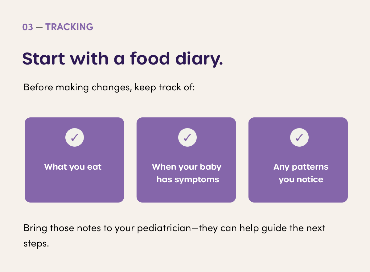 Start with a food diary
