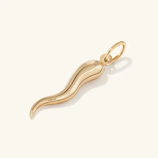 Cornicello Pendant in 9kt Bonded Gold Silver Filled