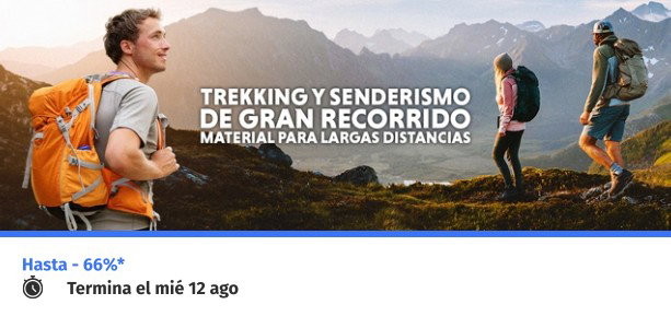 Trekking: material para largas distancias