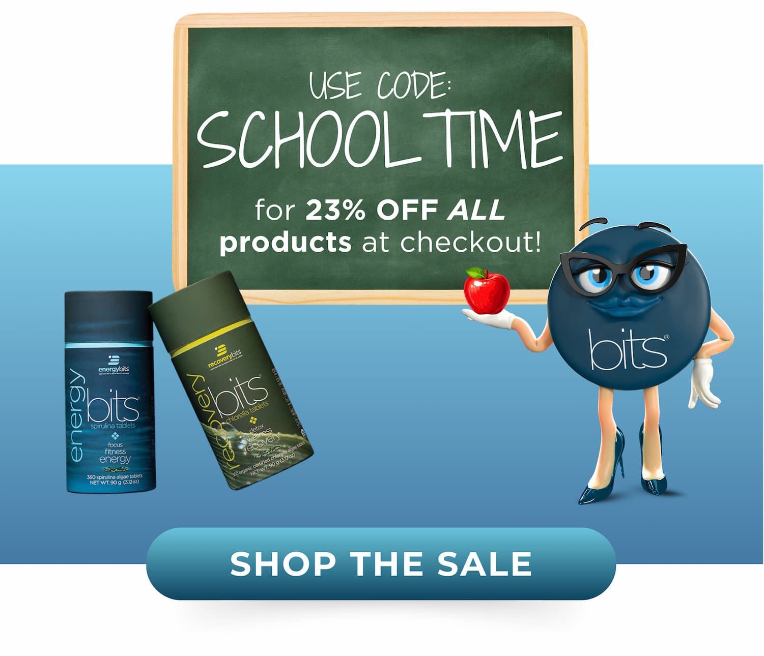 Use code: 'SCHOOLTIME' for 23% OFF