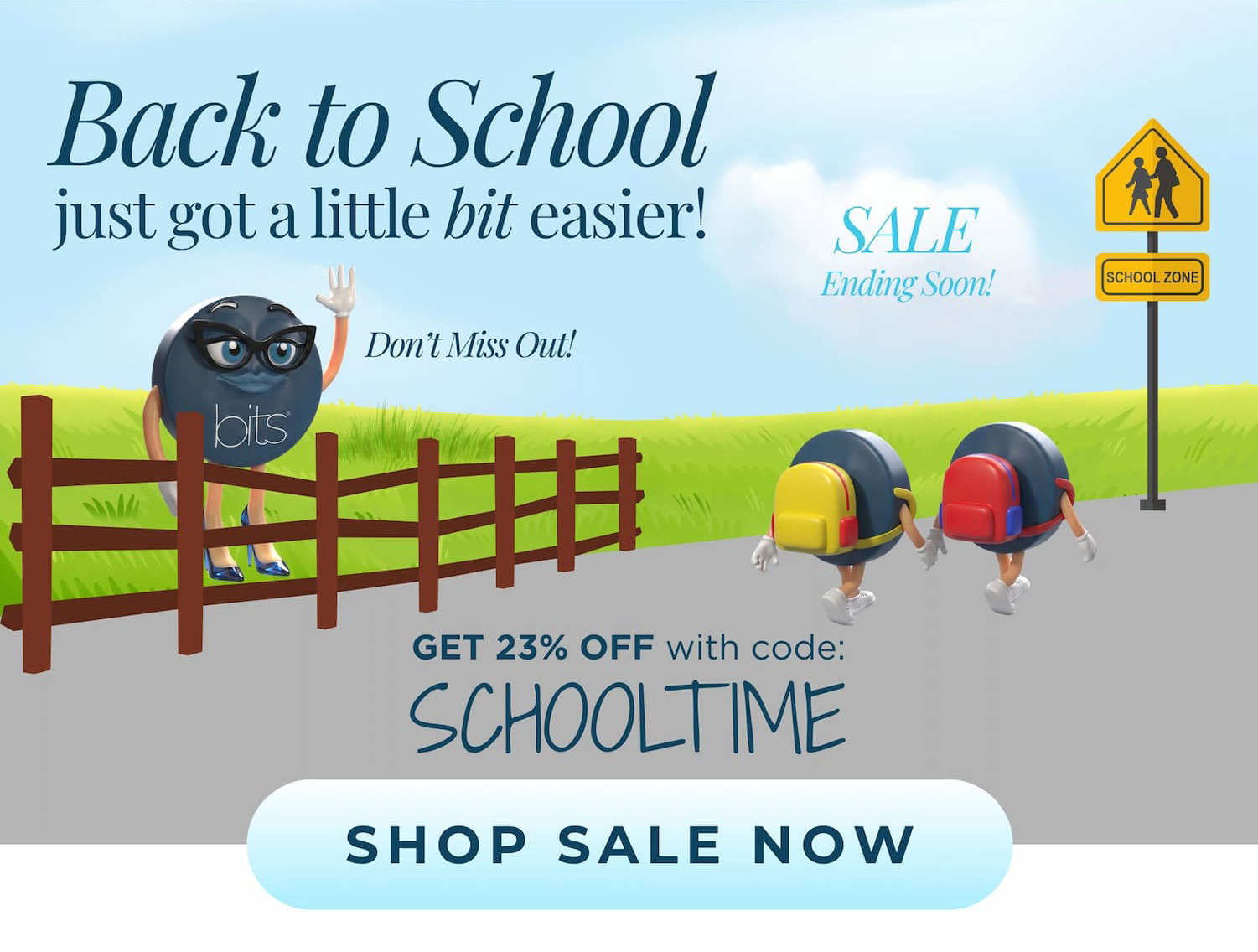 Back to School just got a little bit easier! Get 23% OFF with code 'SCHOOLTIME'