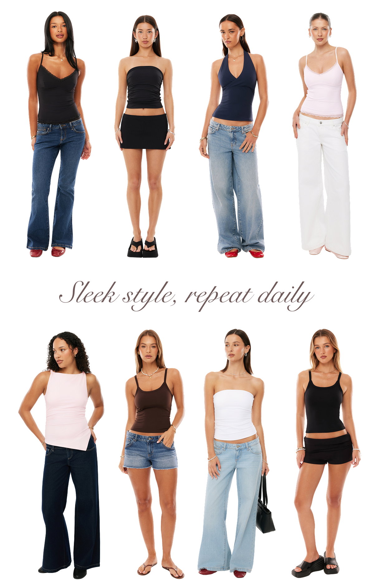 Sleek style, repeat daily.