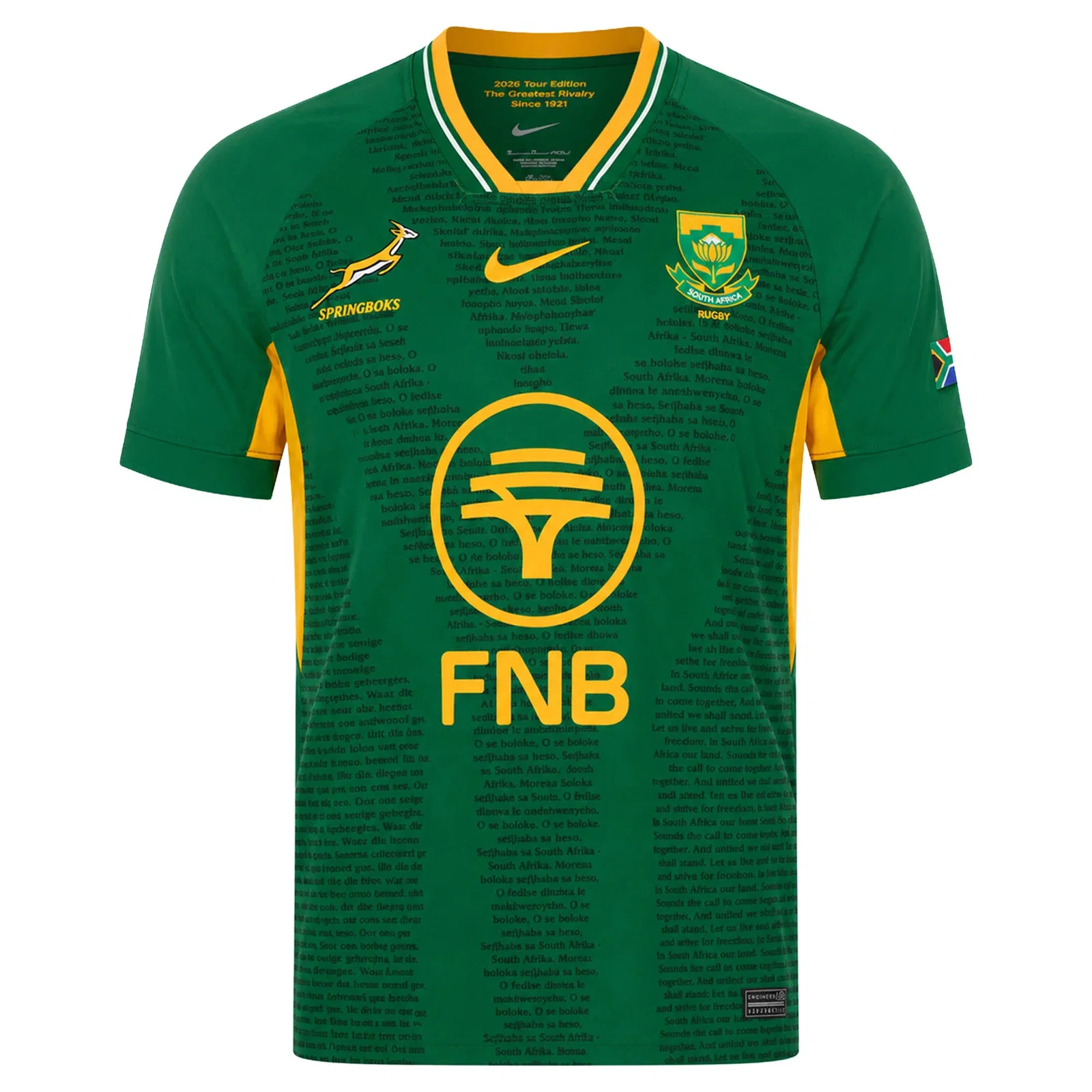 Image of Springboks 26/27 RGR Replica Home Jersey by Nike
