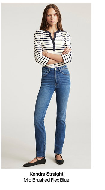 Kendra mid brushed flex blue