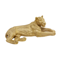 Dekofigur_Lion_Gold
