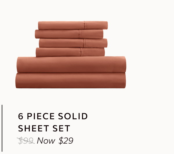 Deep pocket solid sheet sets.