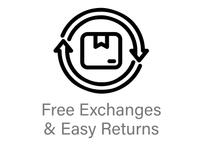 Free Exchanges & Easy Returns