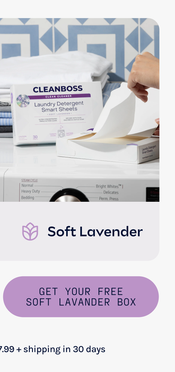 Get your free soft lavender box.