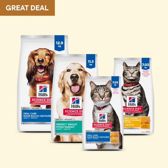 Hills Science diet dry dog & cat food Image