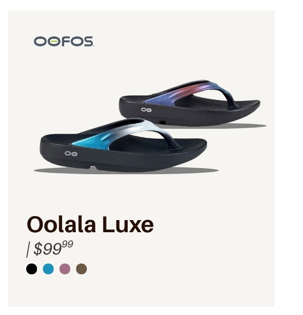 Oofos Oolala Luxe, $99.99