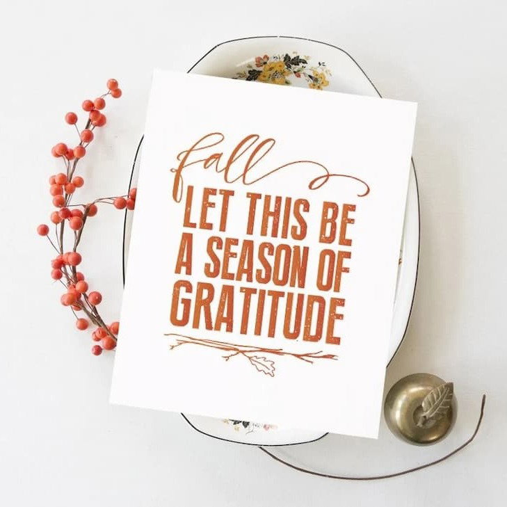 Fall Gratitude