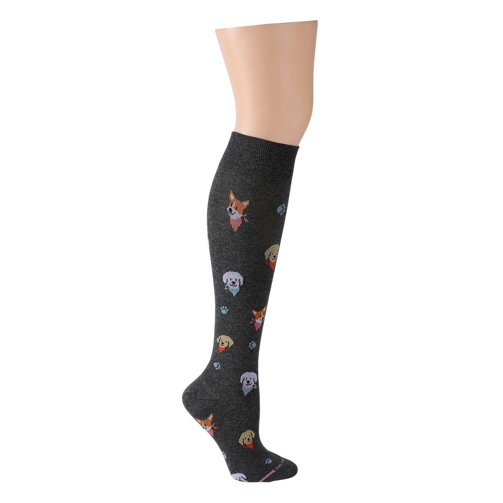 Image of Bandana Dogs | Knee-High Compression Socks For Women