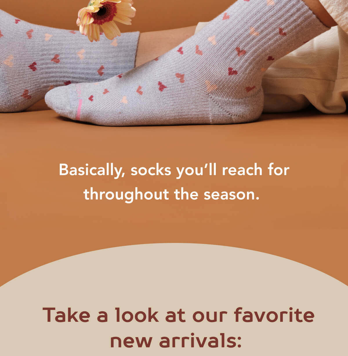 Basically, socks you’ll reach for throughout the season.  Take a look at our favorite new arrivals: 