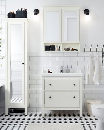 Bathroom with cabinetry