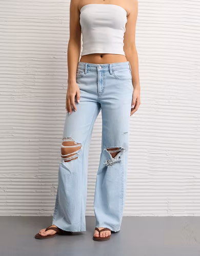 AE Super High-Waisted Baggy Wide-Leg Jean
