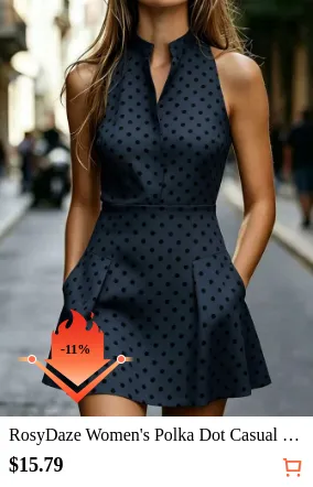 RosyDaze Women s Polka Dot Casual...