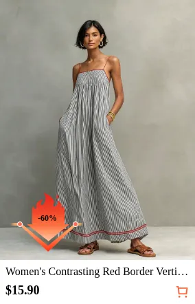 Women s Contrasting Red Border...