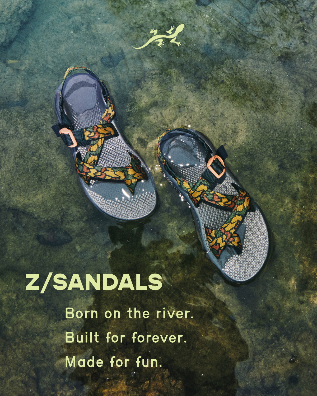 Chaco. Z/SANDALS - Born on the river. Built for forever. Mae for fun. 