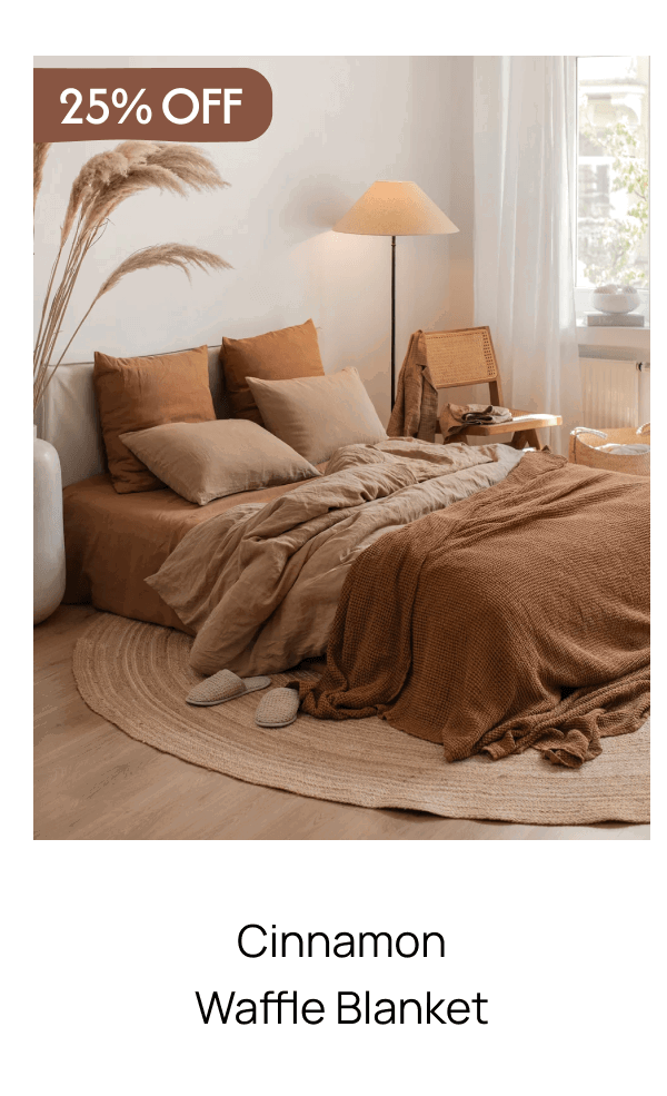 Cinnamon Wafflw Blanket