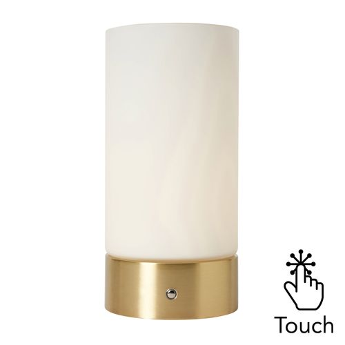 Elly Rechargeable Table Lamp, Brass