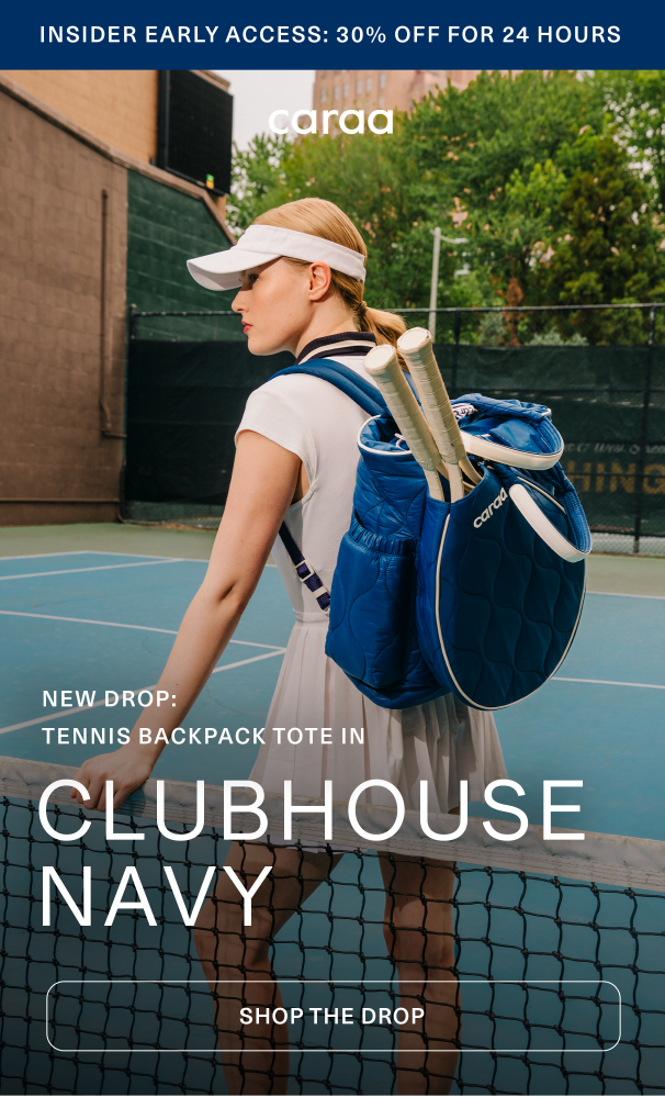Shop Tennis Backpack Tote in Clubhouse Navy