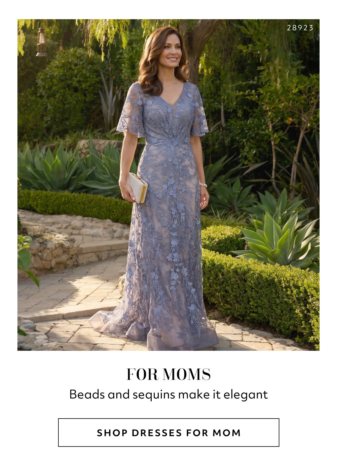 FOR MOMS. Beads and sequins make it elegant. SHOP DRESSES FOR MOM