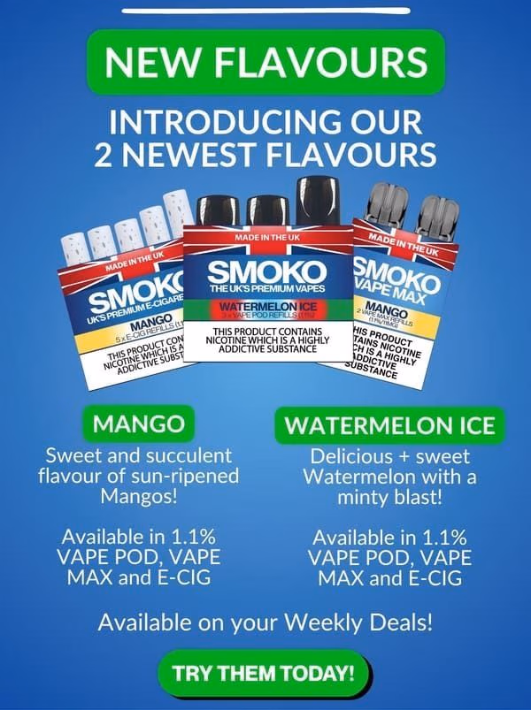 SMOKO VAPE POD Refills Weekly Deals