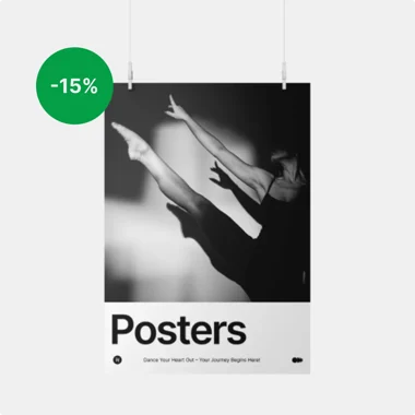 posters 15 off