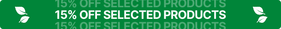 15% off selected products