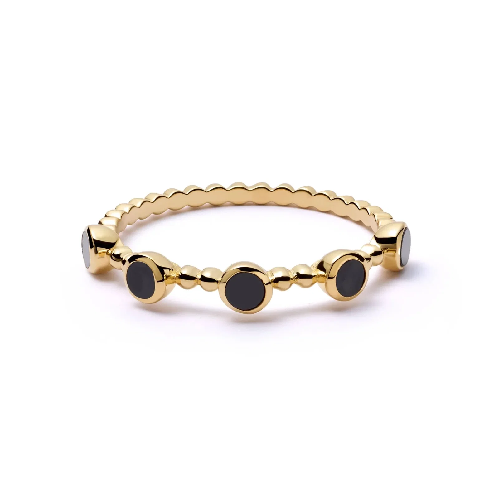 Image of Polly Black Onyx Bobble Ring