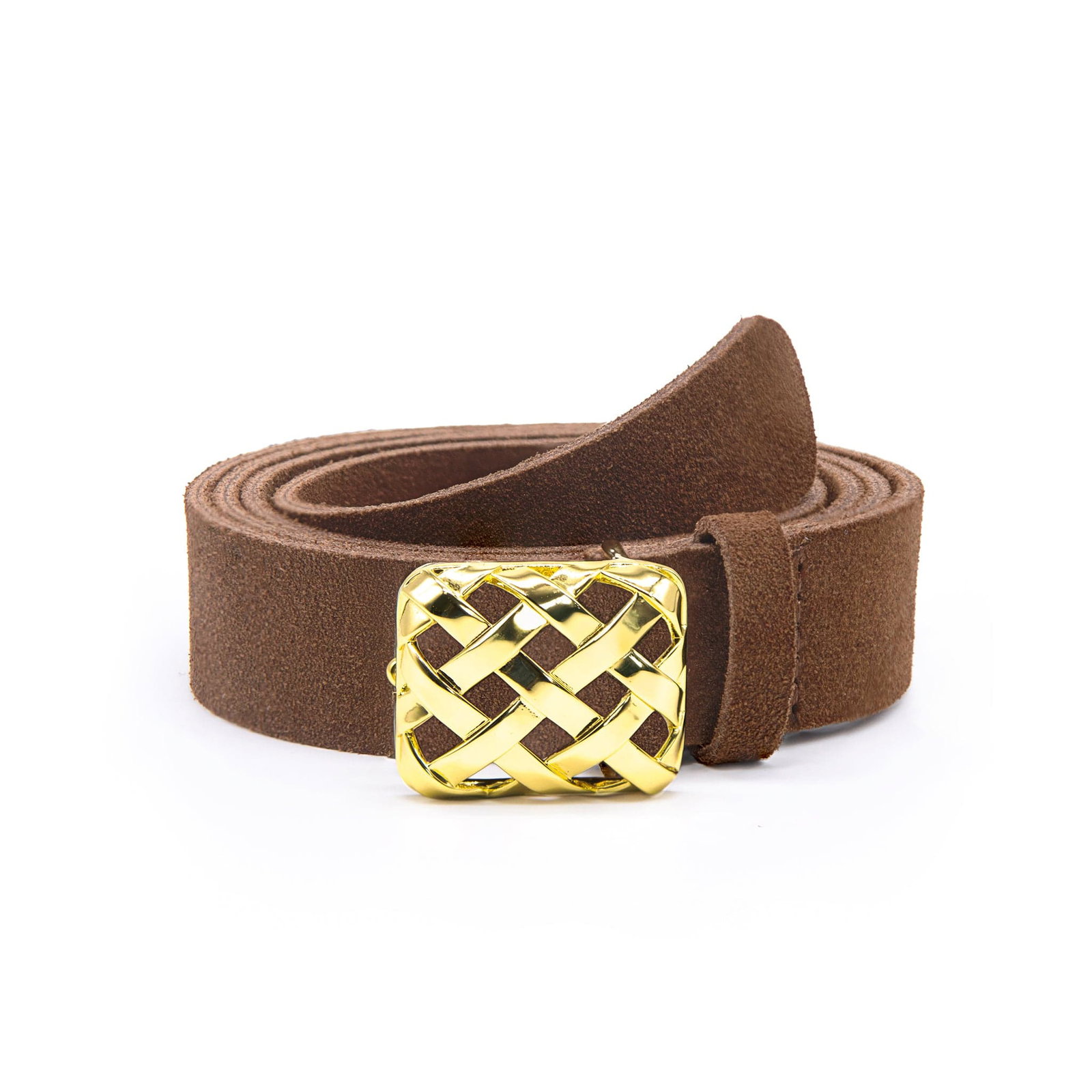 Image of Polly Brown Suede Belt