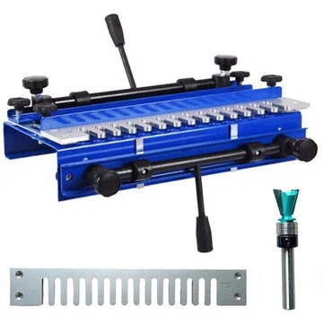 12inch Wood Dovetail Tenoner 300mm Max Workpiece 8-32mm Thickness Woodworking Tool Router Bit Template Joints