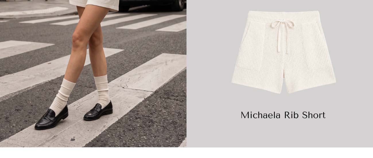 Michaela Rib Short