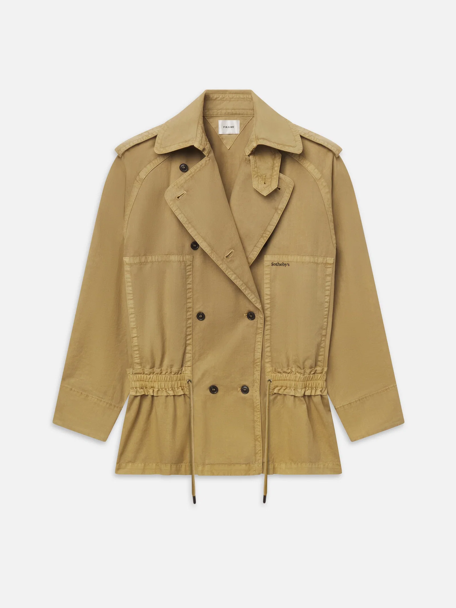 SOTHEBY'S TRENCH JACKET IN KHAKI