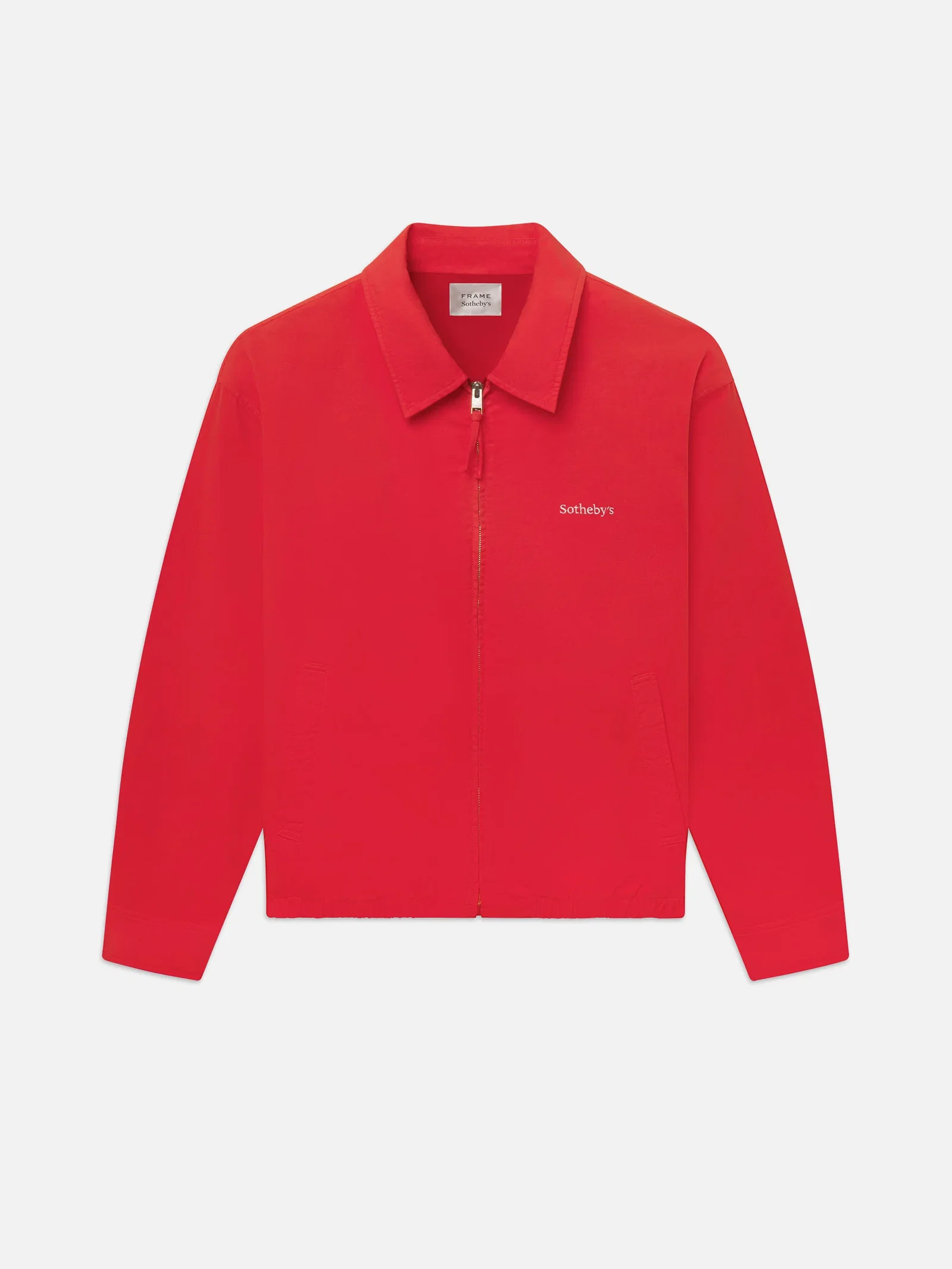 SOTHEBY'S COTTON JACKET IN  RED WASHED