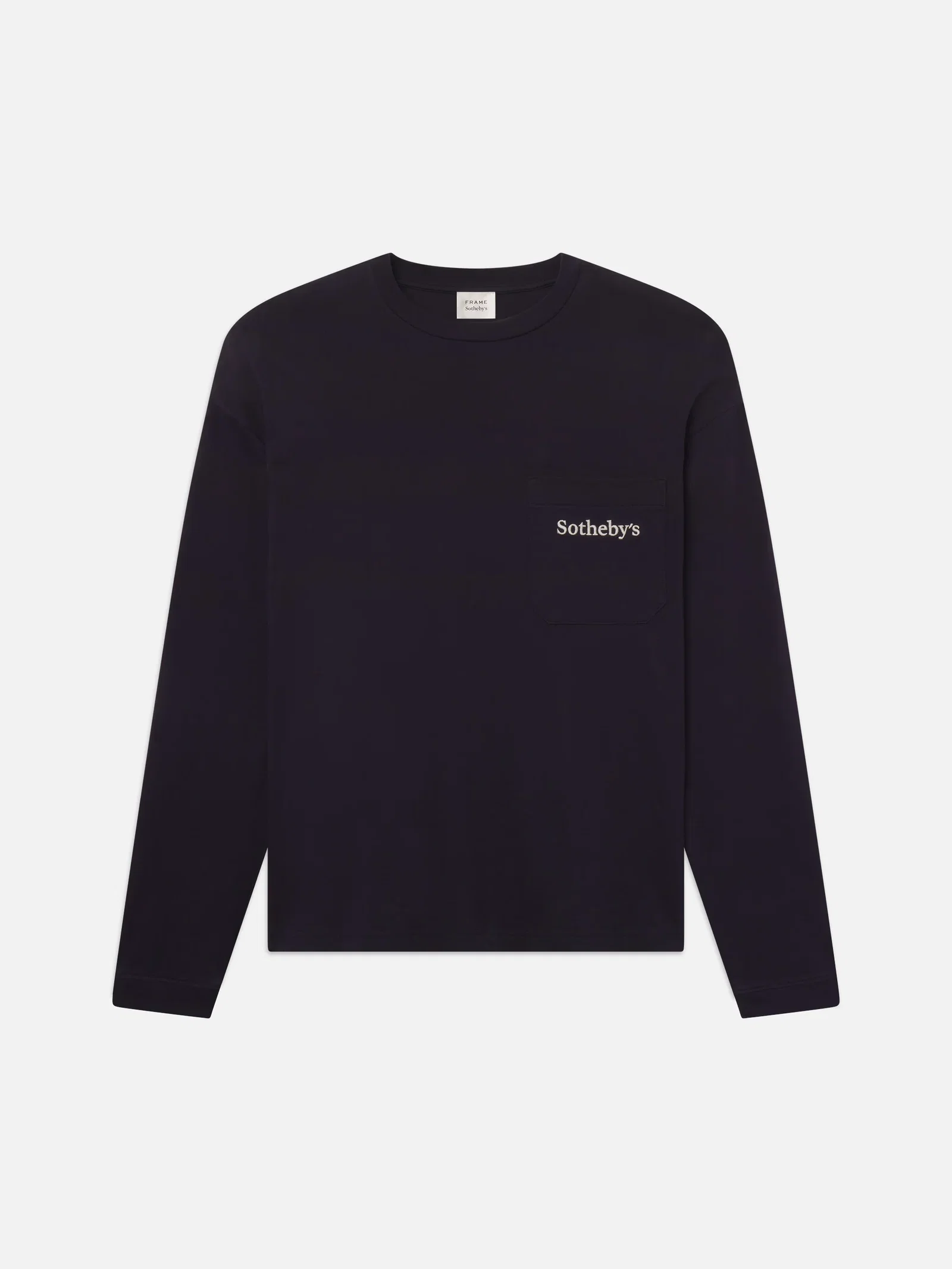 SOTHEBY'S LONG SLEEVE TEE IN NAVY WASHED