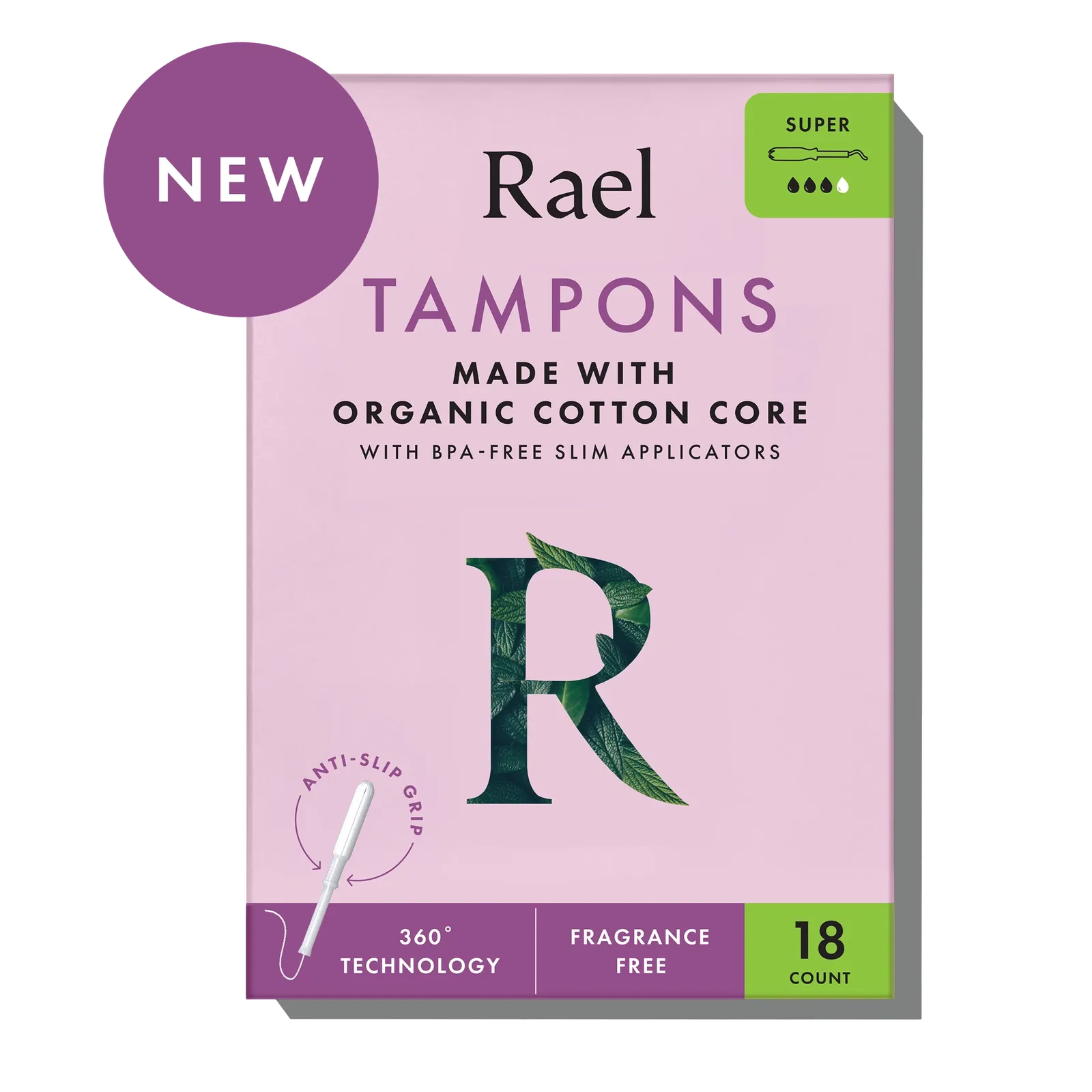 Image of Super Slim Applicator Tampons Made With Organic Cotton